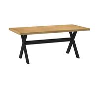 vidaXL Mesa de comedor NOAIN Patas forma X madera maciza de pino 180x90x75 cm