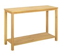vidaXL Mesa consola de jardín Acacia clara 110 x 40 x 75 cm