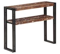 vidaXL Mesa consola de madera maciza reciclada 90x30x75 cm