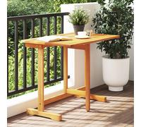 vidaXL Mesa de balcón plegable madera maciza de acacia 90x60x72 cm