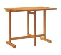 vidaXL Mesa de balcón plegable Madera maciza de acacia 90x60x72 cm para patio, picnic y aire libre