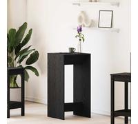vidaXL Mesa de Bar 51 x 50 x 103,5 cm Madera de ingeniería Roble Negro