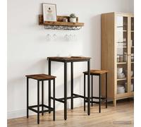 vidaXL Mesa de Bar 52 x 52 x 110 cm Madera de ingeniería Rectangular