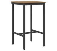 vidaXL Mesa de Bar 52 x 52 x 110 cm Madera de ingeniería Roble Artisan