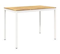 vidaXL Mesa de Bar para Jardín Blanco 147 x 88,5 x 105 cm
