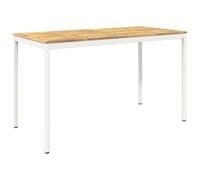 vidaXL Mesa de Bar para Jardín Blanco 180 x 88,5 x 105 cm