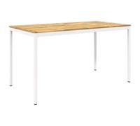 vidaXL Mesa de Bar para Jardín Blanco 196 x 100,5 x 105 cm