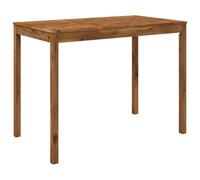 vidaXL Mesa de Bar para Jardín Natural 141 x 80,5 x 105 cm