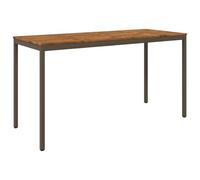 vidaXL Mesa de Bar para Jardín Natural y Café 196 x 80,5 x 105 cm