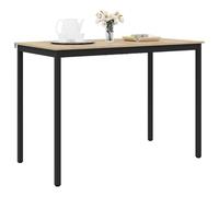 vidaXL Mesa de barra de pie Madera de ingeniería rectangular para cocina Moderna, duradera