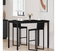 vidaXL Mesa de barra de pie Madera de ingeniería Rectangular