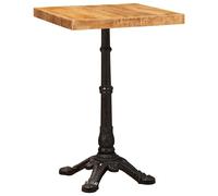 vidaXL Mesa de Bistró 50 x 50 x 76 cm Madera de mango maciza Marrón