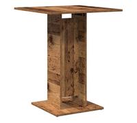 Vidaxl mesa de bistró de madera de ingeniería envejecida 60x60x75 cm