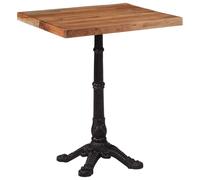 vidaXL Mesa de bistró madera maciza de acacia 60x60x76 cm