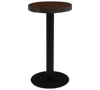 vidaXL Mesa de bistró MDF marrón oscuro 40 cm