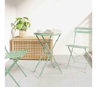 vidaXL Mesa de Bistró Menta claro Ø 50 x 71 cm