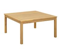 vidaXL Mesa de Café Acacia clara 85 x 85 x 45 cm