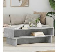 vidaXL Mesa de Café Gris Concreto 100 x 46 x 35 cm
