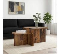 vidaXL Mesa de Café Madera envejecida 100 x 50 x 40 cm