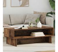 vidaXL Mesa de Café Madera vieja 100 x 46 x 35 cm Madera de ingeniería