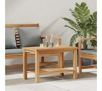 vidaXL Mesa de Café Marrón 70 x 40 x 45 cm Madera de teca maciza