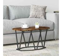 vidaXL Mesa de Café Roble ahumado 80 x 40 x 40.5 cm