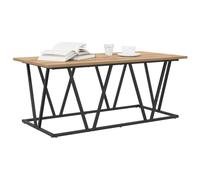 vidaXL Mesa de Café Roble Artesanal 100 x 50 x 40 cm, Mesa de café Moderna para Sala, diseño Rectangular, Centro Duradero para decoración y funcionalidad en tu hogar