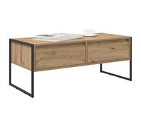 vidaXL Mesa de Café Roble Artisan 100 x 46 x 40 cm