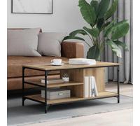 vidaXL Mesa de Café Roble artisan 100 x 50 x 45 cm