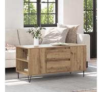 vidaXL Mesa de Café Roble artisan 102 x 44,5 x 50 cm