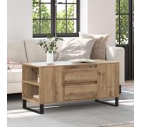 vidaXL Mesa de Café Roble artisan 102 x 44,5 x 50 cm
