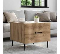 vidaXL Mesa de Café Roble artisan 49 x 50 x 40 cm Madera de Ingeniería
