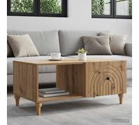 vidaXL Mesa de Café Roble artisan 90 x 50 x 40 cm Madera de Ingeniería