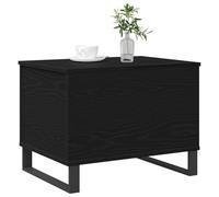 vidaXL Mesa de Café Roble Negro 60 x 44,5 x 45 cm, Mesa de café Moderna, Roble Negro, Madera Resistente, Mueble Duradero y Atractivo para tu Sala