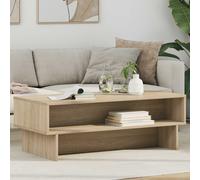 vidaXL Mesa de Café Roble Sonoma 100 x 46 x 35 cm Madera de ingeniería