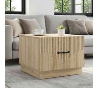 vidaXL Mesa de Café Roble Sonoma 49 x 50 x 37 cm Madera de Ingeniería