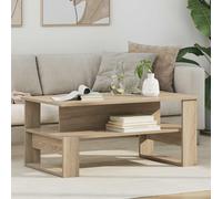 vidaXL Mesa de Café Roble Sonoma 90 x 50 x 40 cm Madera de ingeniería