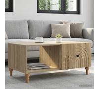 vidaXL Mesa de Café Roble Sonoma 90 x 50 x 40 cm Madera de Ingeniería