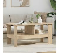 vidaXL Mesa de Café Roble Sonoma 90 x 50 x 45 cm Madera de ingeniería