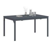 vidaXL Mesa de cena exterior 2 pcs Antracita 210 x 90 x 73 cm Acero Plegable