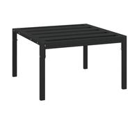 Vidaxl mesa de centro de jardín acero negro 60x60x35 cm