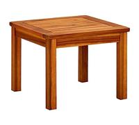 vidaXL Mesa de Centro de Jardín Auxiliar Consola Mesita Salón Lateral Café Sofá Sala de Estar Muebles Mobiliario 45x45x36 cm Madera Maciza de Acacia
