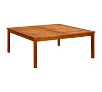 vidaXL Mesa de centro de jardín madera maciza de acacia en dimensiones 45x45x36 cm/85x85x45 cm/110x60x45 cm y más | estructura resistente ideal para salón dormitorio o estudio