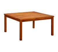 vidaXL Mesa de centro auxiliar de jardín 85x85x45 cm madera maciza de acacia