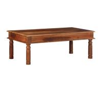vidaXL Mesa de Centro de Madera Maciza 110x60x40 cm Acacia, mesita de Centro, Mesa de sofá, mesita de sofá, Mesa Auxiliar, Mesa de salón