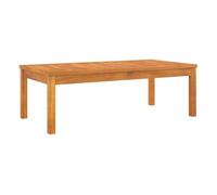vidaXL Mesa de centro de madera maciza de acacia 100x50x33 cm