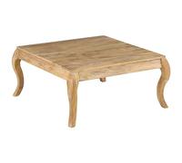 vidaXL Mesa de centro de madera maciza de mango 110 x 60 x 40 cm