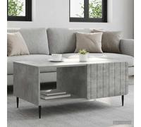 vidaXL Mesa de Centro Gris Hormigón 90 x 50 x 40 cm