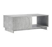 vidaXL Mesa de Centro Gris Hormigón 95 x 50,5 x 35 cm