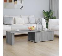 vidaXL Mesa de centro gris Sonoma, 150x50x35 cm, material de madera, mesa de centro, mesas de centro, mesa de centro baja, mesa